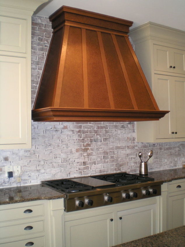 design tip looking to spice up your kitchen create a focal point with a spectacular, home decor, kitchen backsplash, kitchen design, Rustic copper yes it s a painted decorative finish