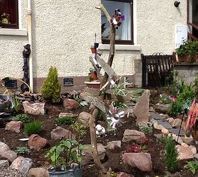 rockery, gardening, landscape, all finished Just now need to wait and let the plants spread