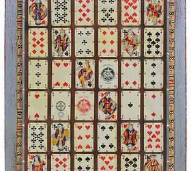 vintage playing cards original wall art, home decor, Vintage Playing Cards Original Wall Art by GadgetSponge com