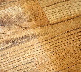 the best hardwood floor advice you will get today, flooring, hardwood floors, home maintenance repairs, Before If you look you can see a line that seperates where a rug lays on the floor