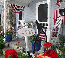 my all american front porch northern michigan, curb appeal, gardening, Up close