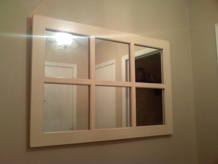 hanging a heavy mirror picture without studs