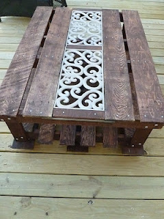 pallet coffee table, outdoor furniture, painted furniture, pallet