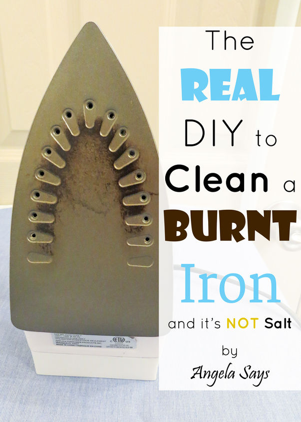 limpador de ferro diy limpe seu ferro queimado