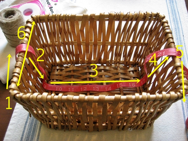 fun and easy no sew basket liners, crafts, shelving ideas, storage ideas
