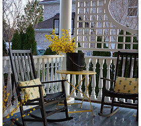 my home, curb appeal, outdoor living, porches, On the porch this Spring