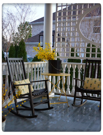 my home, curb appeal, outdoor living, porches, On the porch this Spring
