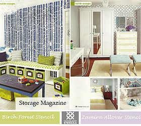 we ve been featured, home decor, painting, Storage Magazine features Cutting Edge Stencils