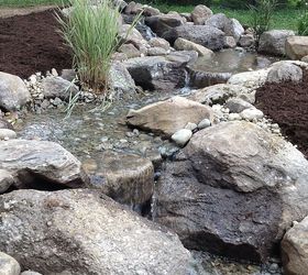 pond and stream build start to finish, ponds water features