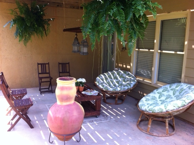 patio makeover under 100, decks, outdoor living, patio