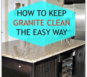 the secret to easy clean granite you won t find under the kitchen sink, cleaning tips, kitchen design, The secret to keeping your granite clean is as easy as 1 2 3
