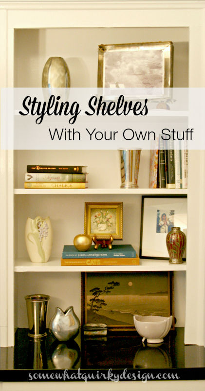 you don t have to go shopping to find things to style your shelves, home decor, shelving ideas