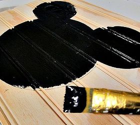 minnie mouse silhouette, bedroom ideas, crafts, home decor, painting, pallet