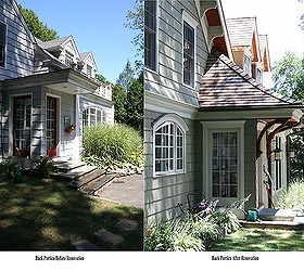 cape cod transformed to craftsman style with home renovation, curb appeal