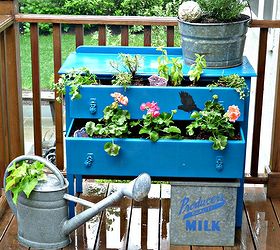 my favorite projects of 2012, crafts, gardening, home decor, repurposing upcycling, Thrift store dresser turned outdoor planter