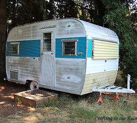 turn a camper into a home office, craft rooms, home office, repurposing upcycling, Camper Trailer Office