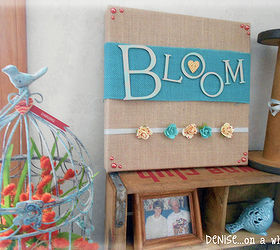 spring blooming canvas, crafts, painting