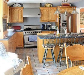help my friend update her 80s kitchen on the cheap, home decor, kitchen design