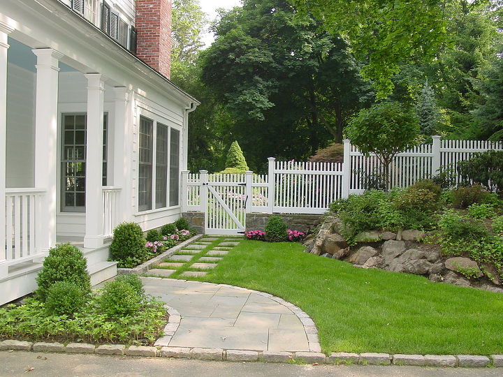 drab to fab, landscape, outdoor living, Backyard Entry After