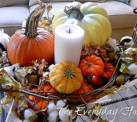 if it doesn t move fill it with pumpkins, seasonal holiday decor, My tray overfloweth