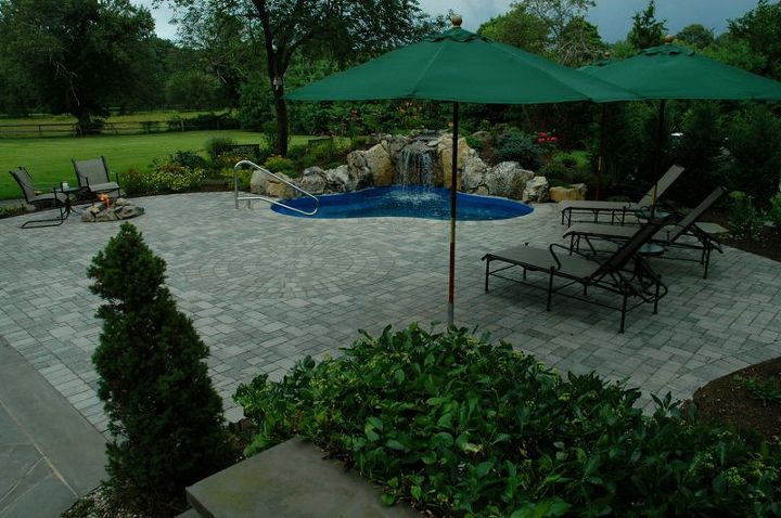 part ii when is an in ground custom spa the right choice, outdoor living, ponds water features, pool designs, spas, Pool Spa Combo with Patio