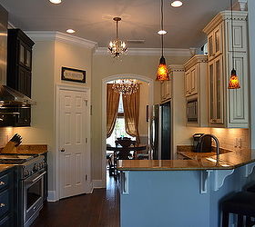 muti colored kitchen, home decor, kitchen design