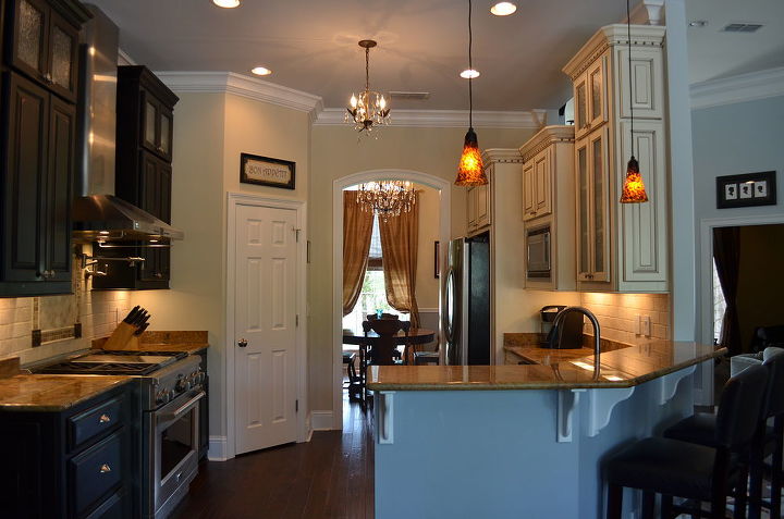 muti colored kitchen, home decor, kitchen design
