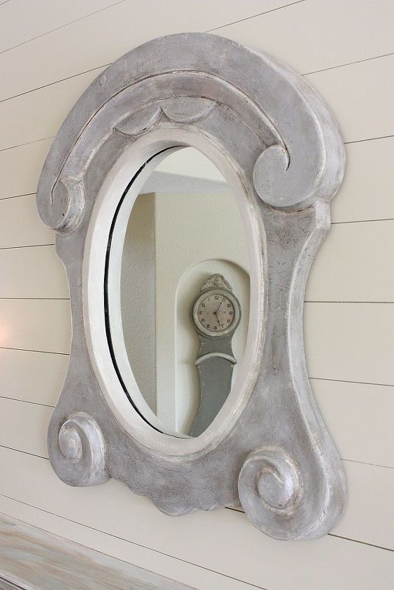 updated fireplace mirror, fireplaces mantels, home decor, painted furniture, Updated finish Come on on over to the blog to see more pics