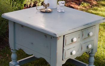 Vintage Painted End Table