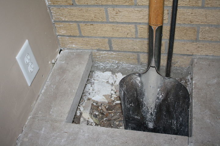 what to do with this 1968 era fireplace without tearing out the brick, concrete masonry, fireplaces mantels