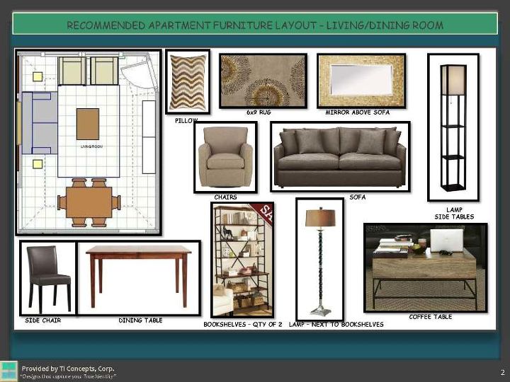e design mood boards amp floor plans, Furniture selection and space planning for new apartment move in