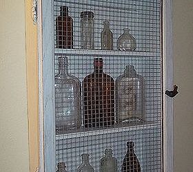 medicine cabinet gone shabby, bathroom ideas, kitchen cabinets, painted furniture, repurposing upcycling