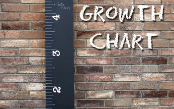  Crie seu próprio gráfico de crescimento com régua de giz