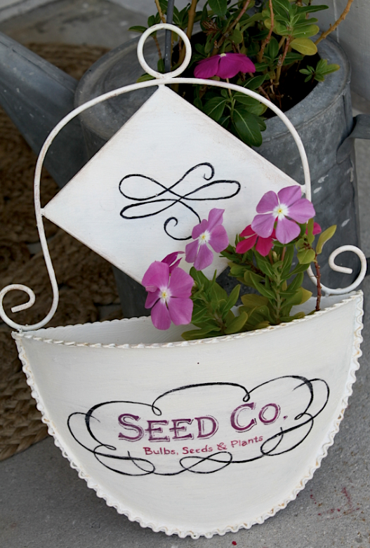 brighten your front door with blooms in a hanging pocket planter, container gardening, doors, gardening
