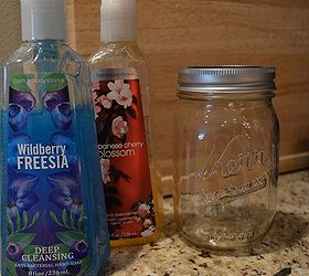 diy mason jar soap dispenser easy and cheap, bathroom ideas, cleaning tips, Use the pumps from your original soap dispensers for your mason jar You ll also need pliers a screwdriver and scissors for this project