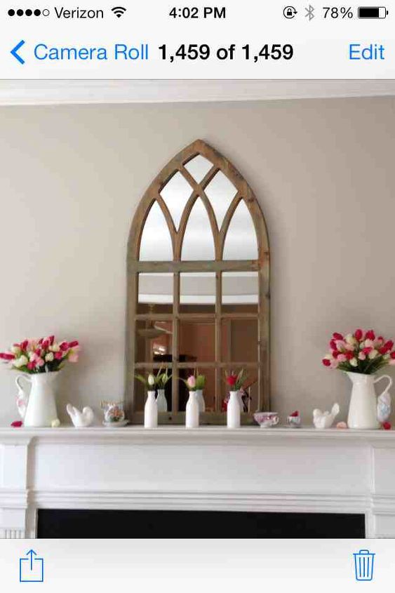 my valentine spring mantle, fireplaces mantels, seasonal holiday d cor, valentines day ideas, Valentine Spring Mantle