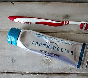 how to polish your silver with toothpaste, cleaning tips, I like to use toothpaste I ve used the gel kind also and a toothbrush but a soft cloth works well too