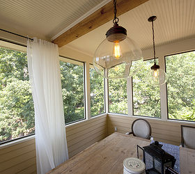 screen porch for fall, home improvement, outdoor living, patio, porches