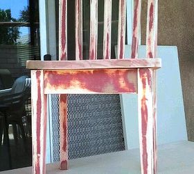 another little chair, painted furniture, Sanded