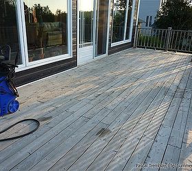 clean deck how to clean deck with wood cleaner and pressure washer, decks, home maintenance repairs, how to, porches