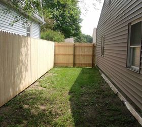 new privacy fence, diy, fences, how to, outdoor living, The new little nook or courtyard My future patio garden oasis