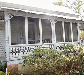folk victorian porch enclosure, curb appeal, outdoor living, porches, New screen panels