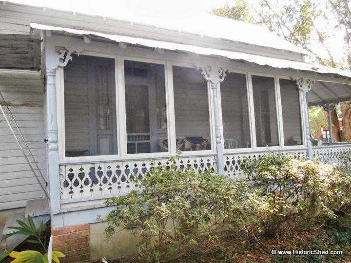 folk victorian porch enclosure, curb appeal, outdoor living, porches, New screen panels