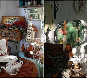 a potting shed blooms, home decor