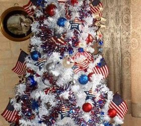 let s celebrate our independence, patriotic decor ideas, seasonal holiday d cor, wreaths, My Patriotic Tree