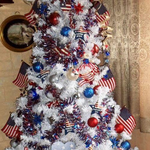 let s celebrate our independence, patriotic decor ideas, seasonal holiday d cor, wreaths, My Patriotic Tree