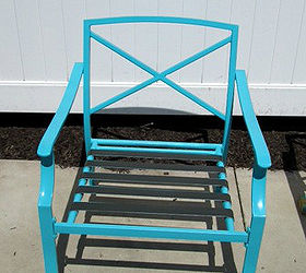 diy patio chair update, painting, patio