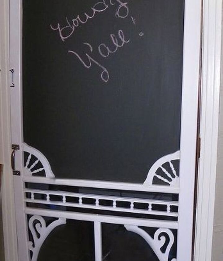 Out Of Necessity I Put A Screen Door On My Laundry Room Out