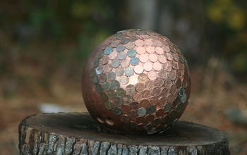 Time to finish my penny gazing bowling-ball.