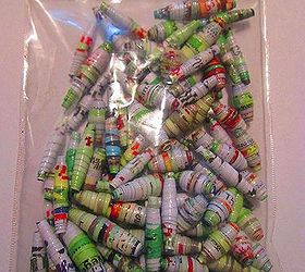 paper beads, crafts, Paper Bead Stock for my next project